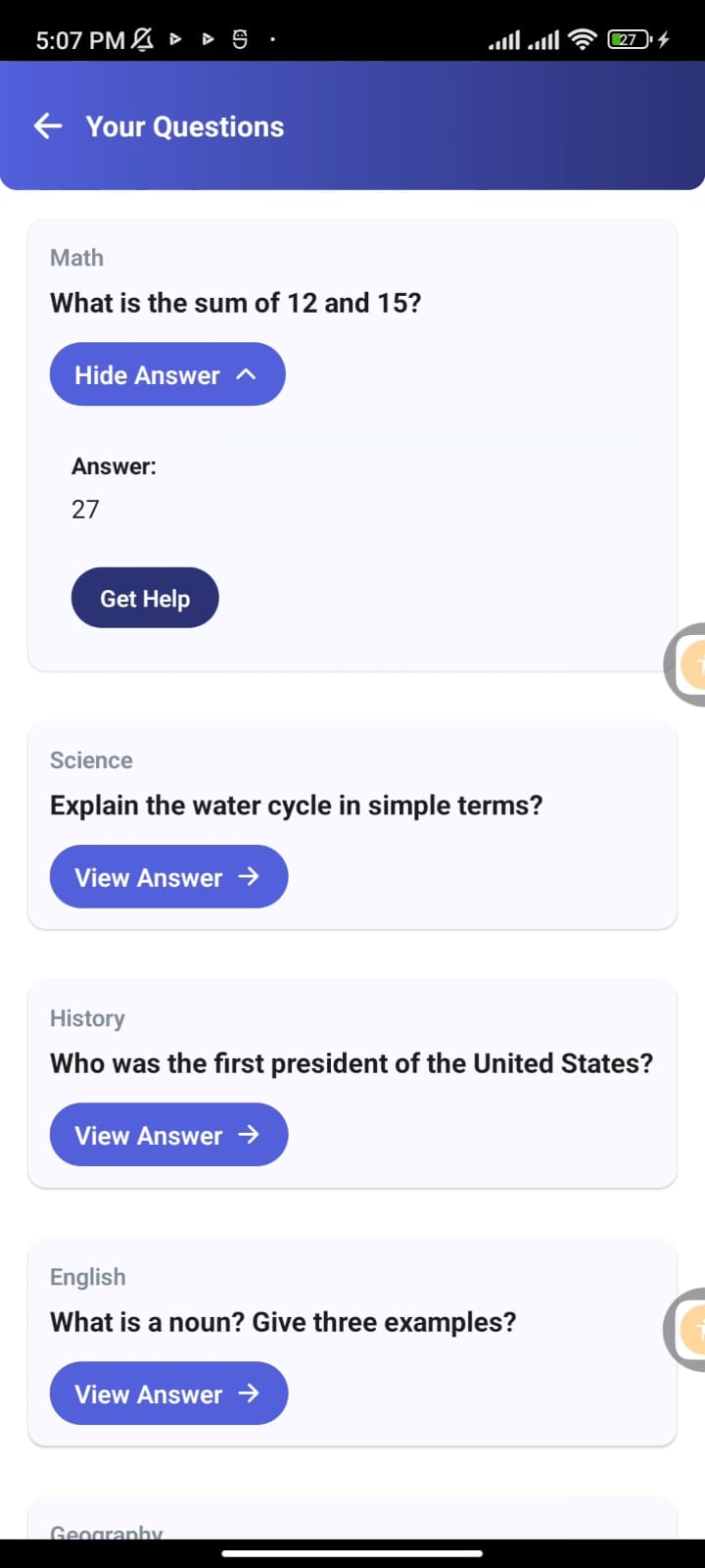 AI Homework Helper screen 11